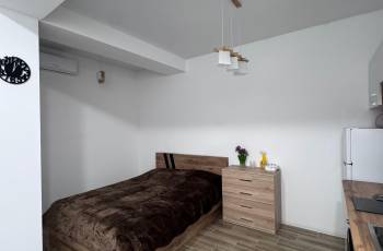 The apartment is rented daily