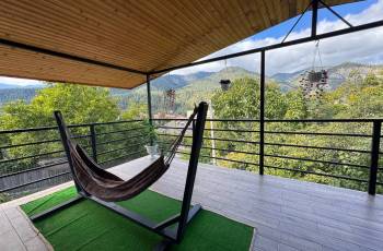Apartment for rent with a balcony with a panoramic view of the mountain