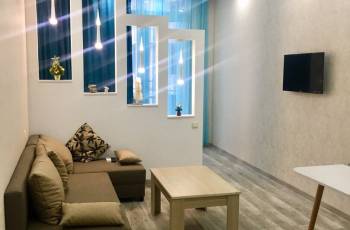 Сдается студия на улице Абусеридзе 5 на 23 этаже.