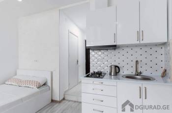 Studio apartment for rent on the 24th floor, Gorgiladze Street