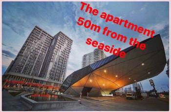 Rent in front of a flat McDonald's