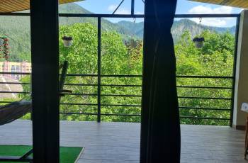 Rent a balcony apartment with a panoramic view of a mountain