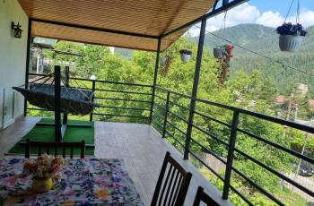 Rent a balcony apartment with a panoramic view of a mountain