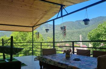 Rent a balcony apartment with a panoramic view of a mountain