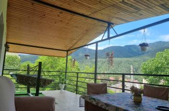 Rent a balcony apartment with a panoramic view of a mountain